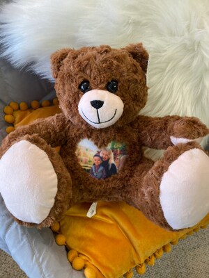 Photo and Voice Custom Teddy Bear with Loved Ones Voice MakerPlace by Michaels